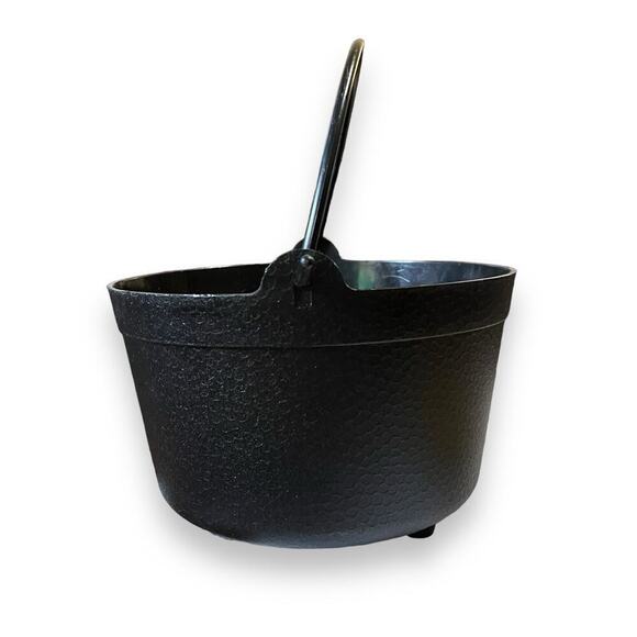 VTG Empire Blow Mold Pot Halloween Cauldron Candy Bowl Planter Trick or Treat - Picture 3 of 10